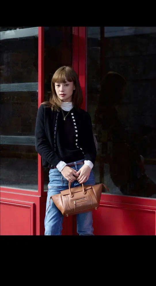 Celine Trapeze Small Top-Handle Bag D57017783 — view 5