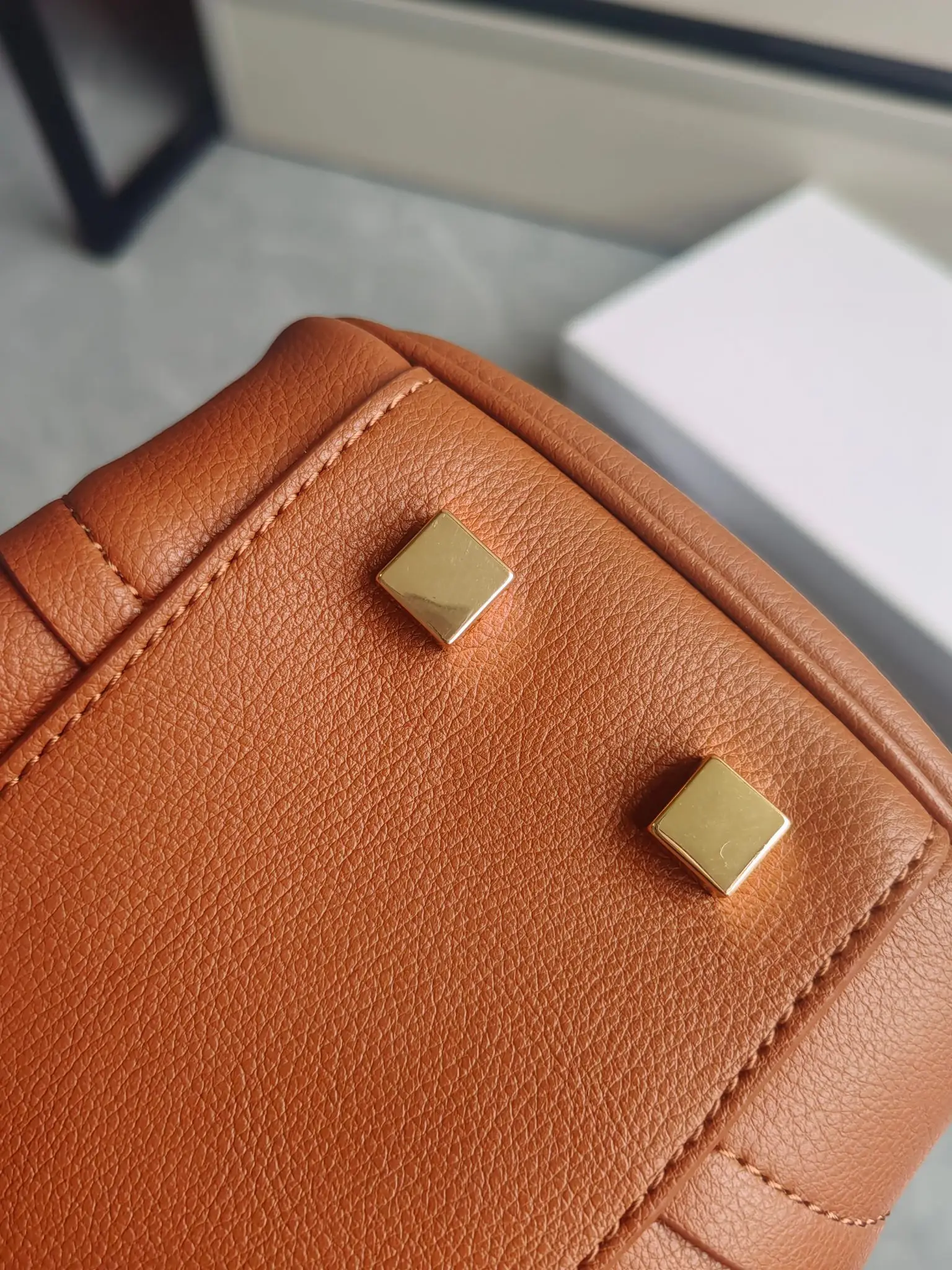 Celine Nano Luggage Handbag in Grained Leather D57017778 — view 4
