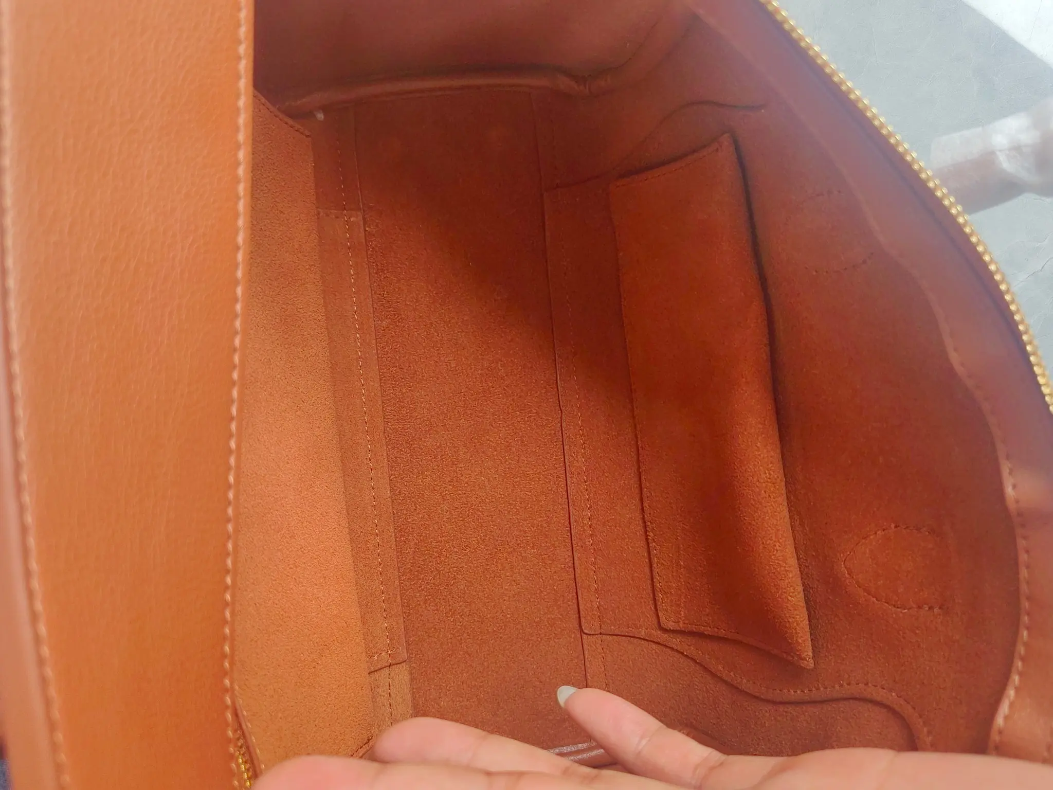 Celine Nano Luggage Handbag in Grained Leather D57017778 — view 6