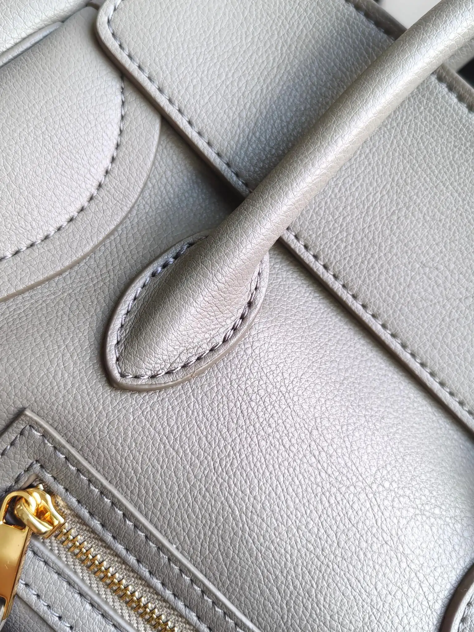 Celine Nano Luggage Bag in Grained Leather D57017781 — view 5