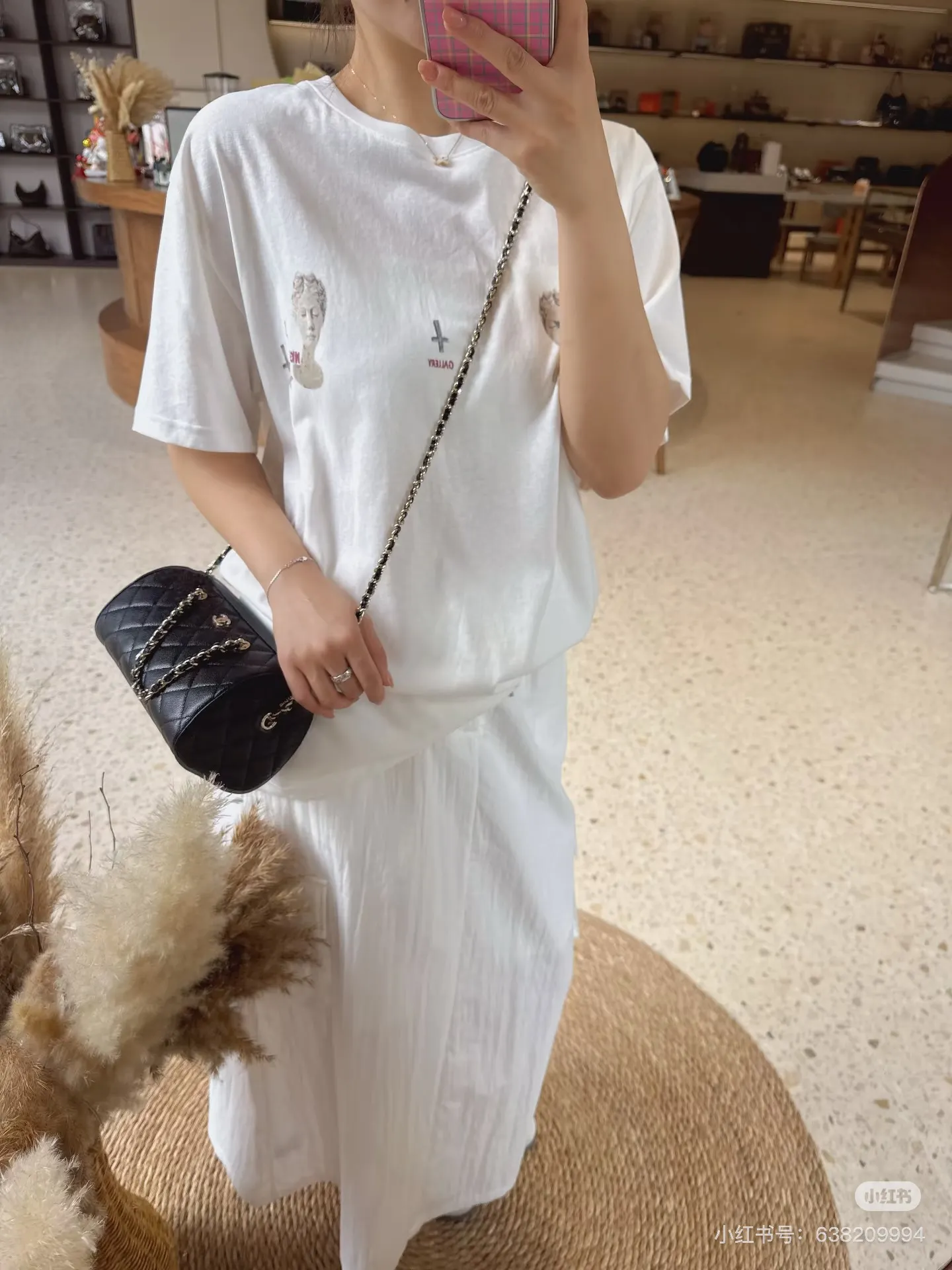 Chanel 25P Quilted Bowling Bag D43017867 — view 7