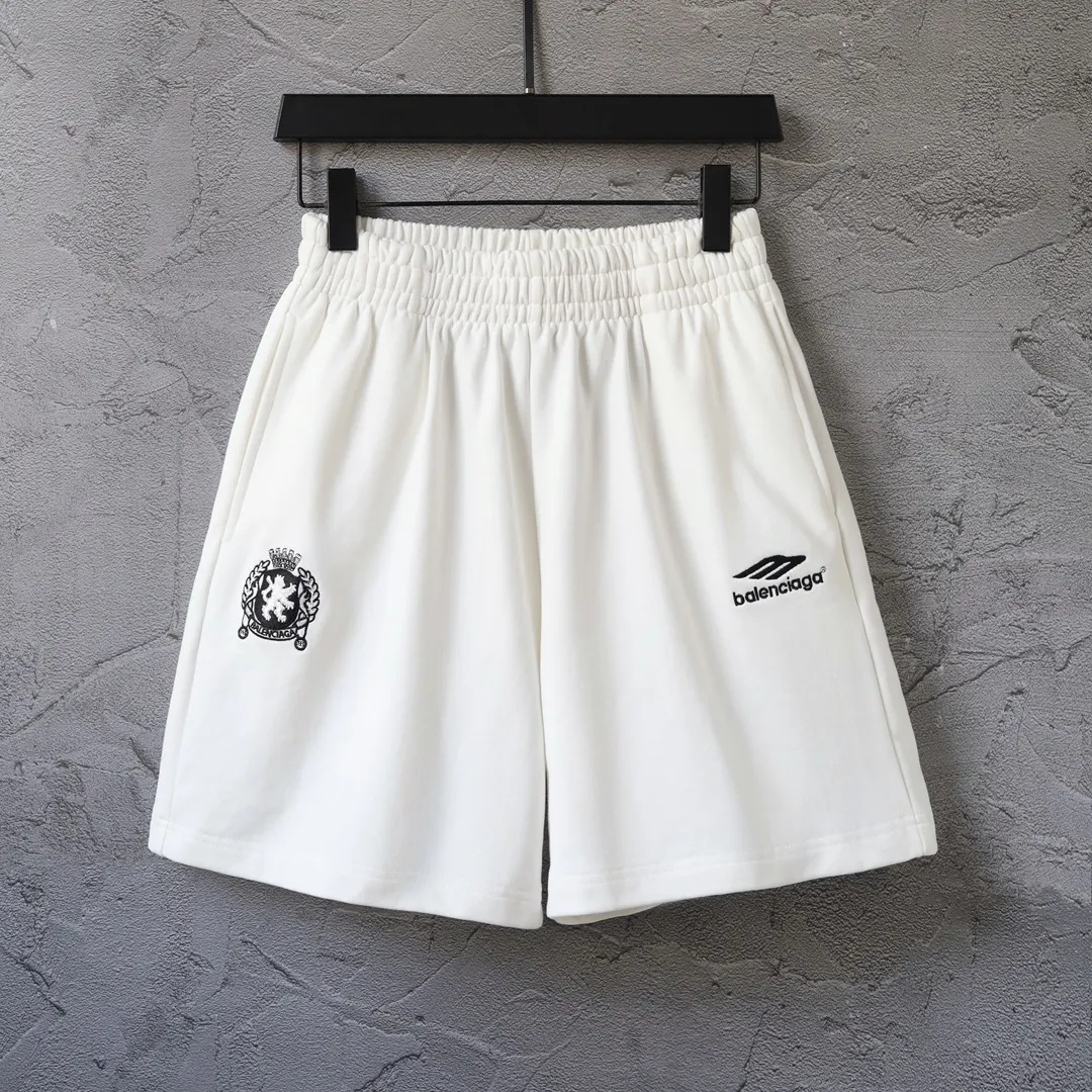 Embroidered Cotton-Jersey Knit Shorts D16521283