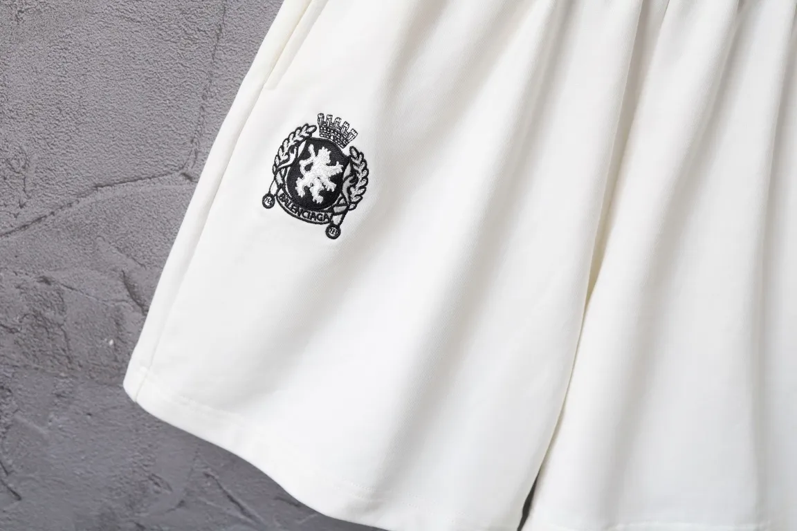 Embroidered Cotton-Jersey Knit Shorts D16521283 — view 3
