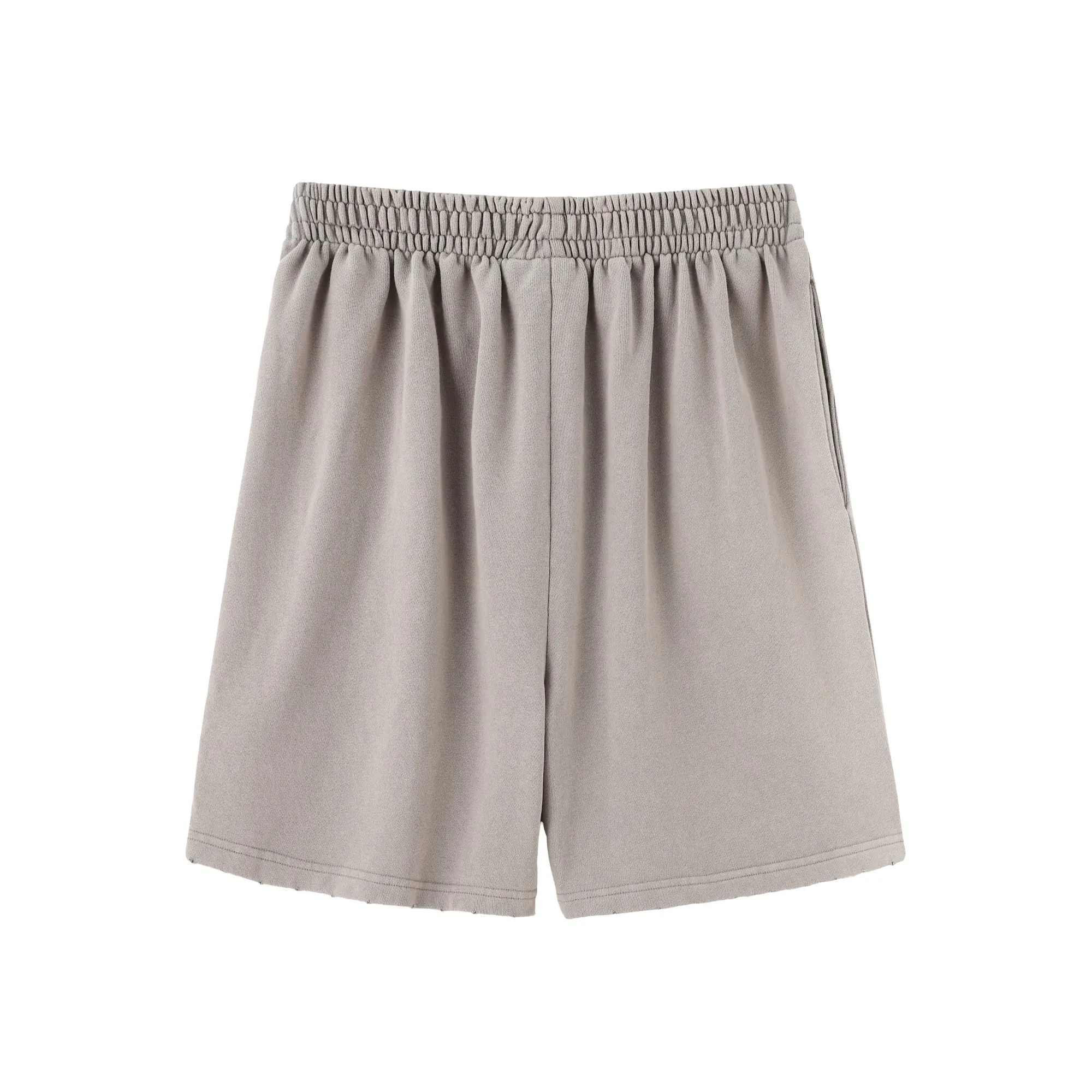 Logo-Embroidered Washed Cotton Shorts D18918812 — view 2