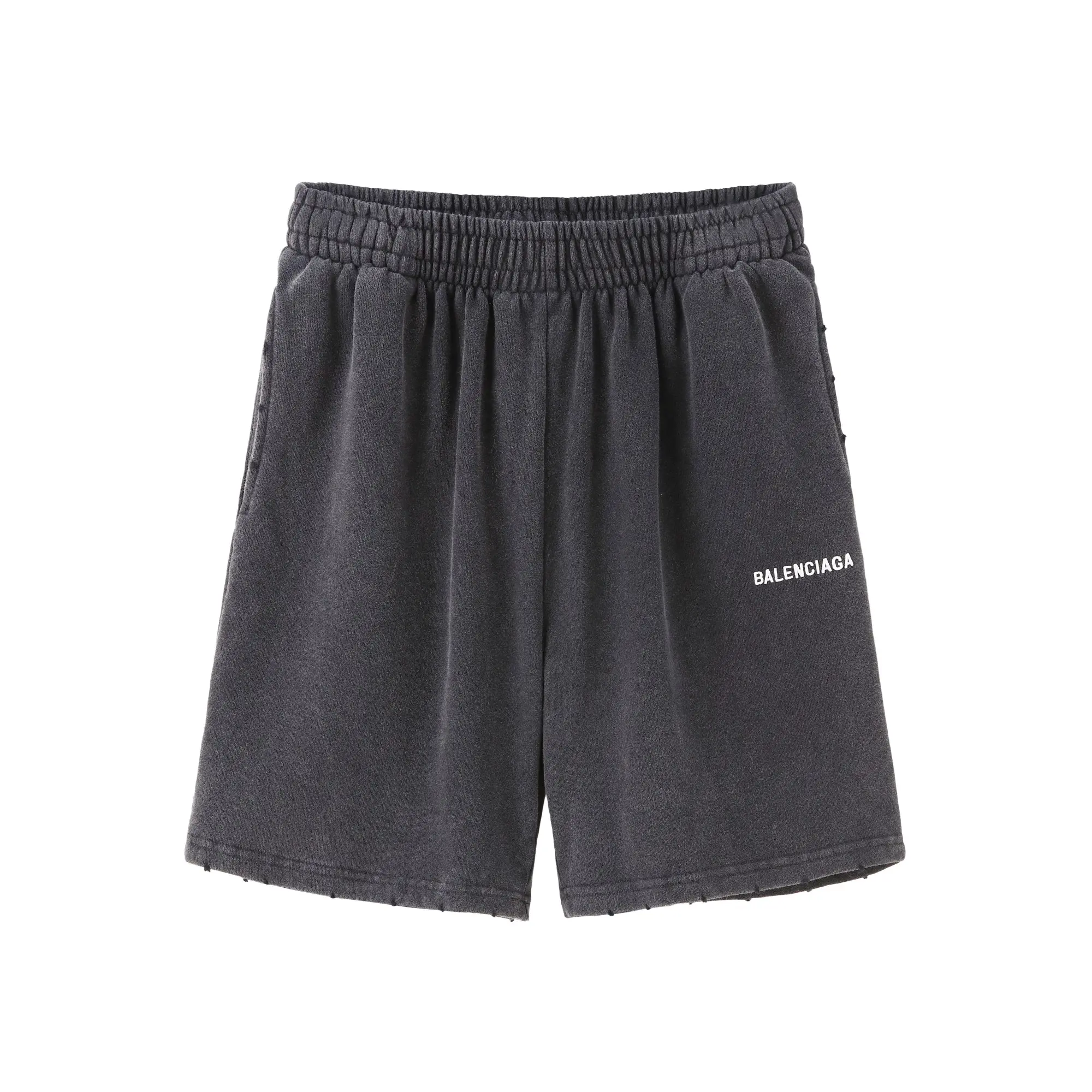 Logo-Embroidered Washed Cotton Shorts D18918812 — view 10