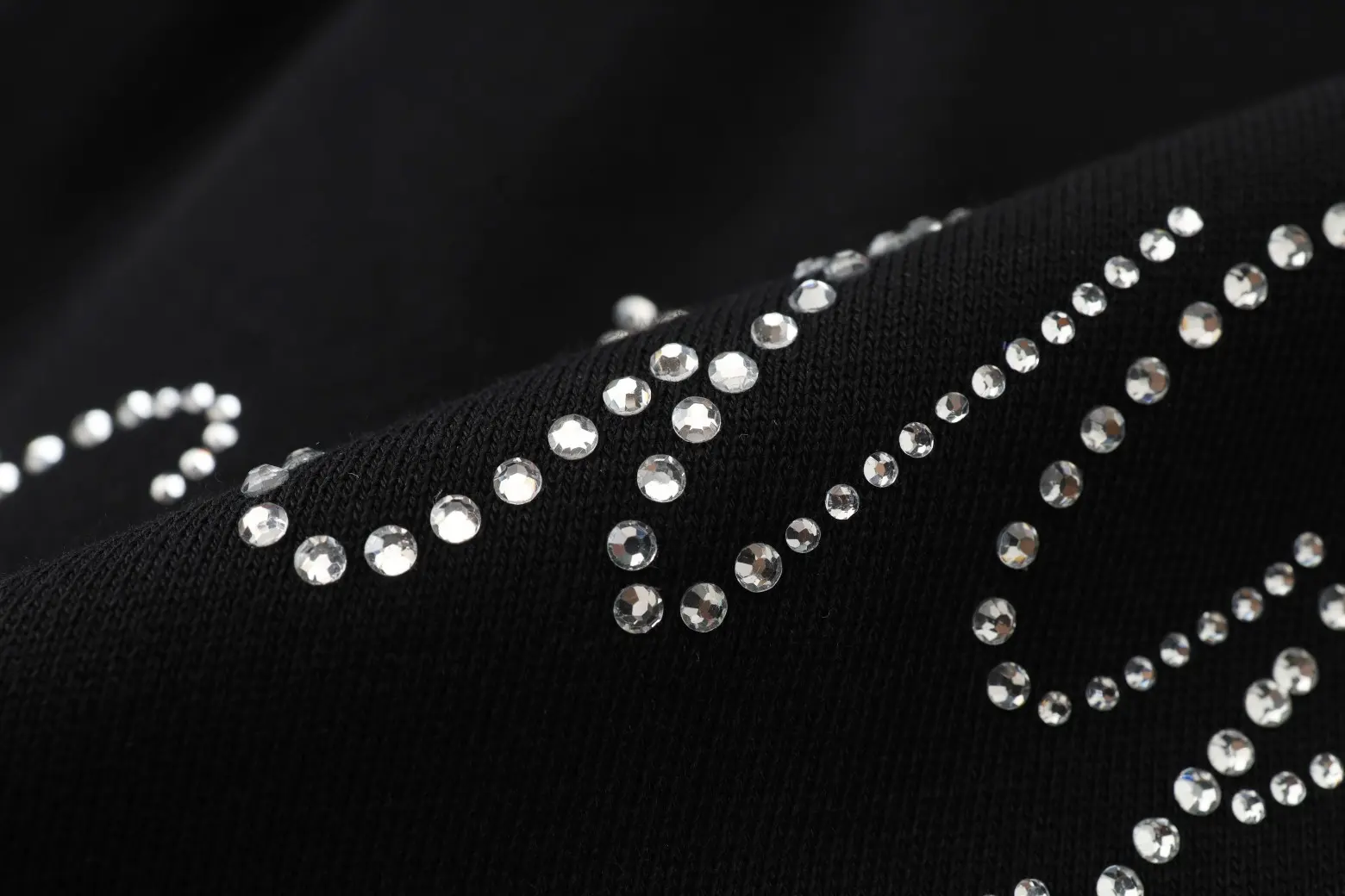 Rhinestone Logo Cotton Jersey Shorts D16518819 — view 13