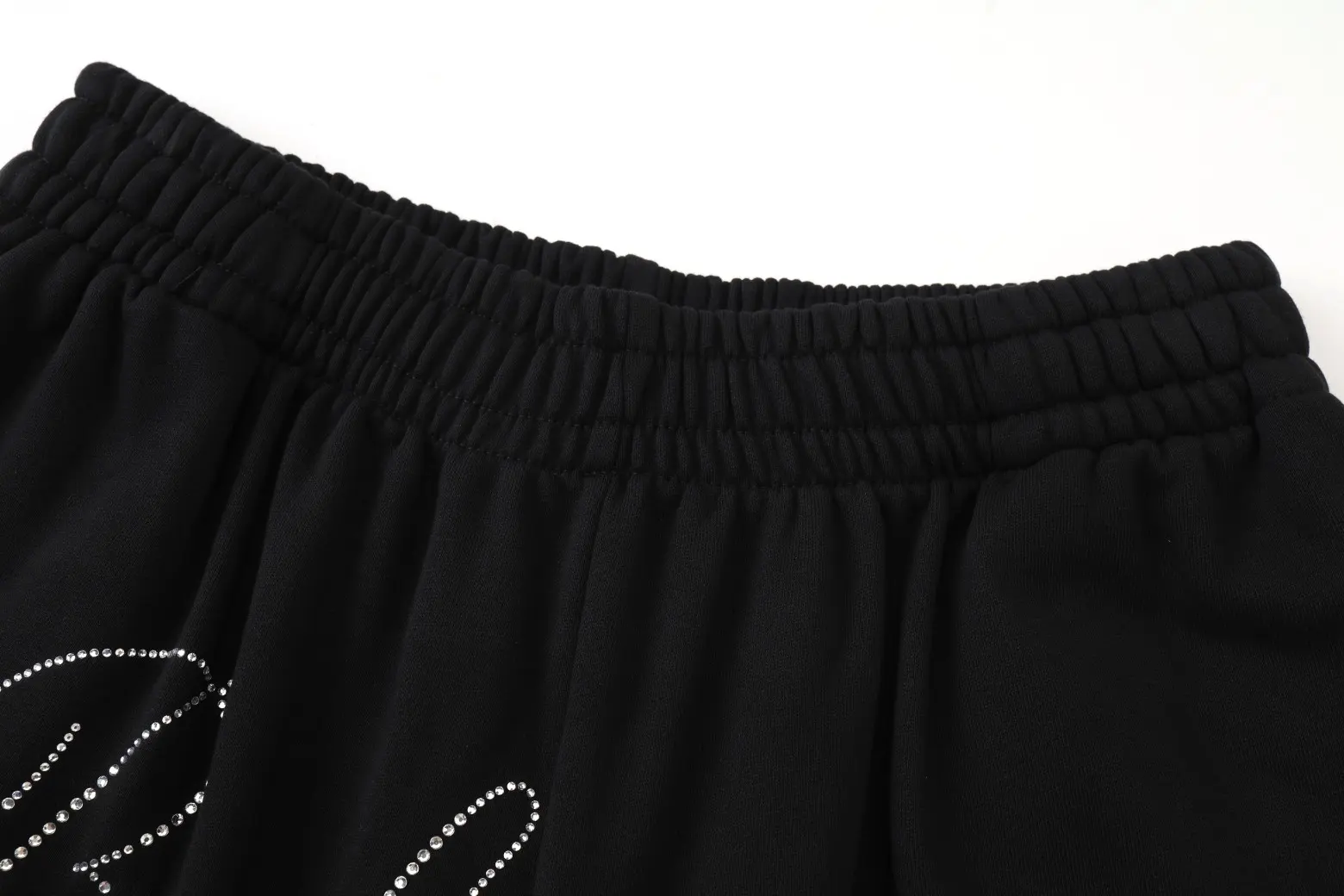 Rhinestone Logo Cotton Jersey Shorts D16518819 — view 16