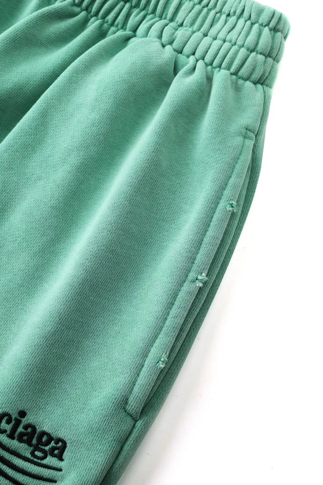 Logo-Embroidered Washed Cotton Sweat Shorts D18918820 — view 5