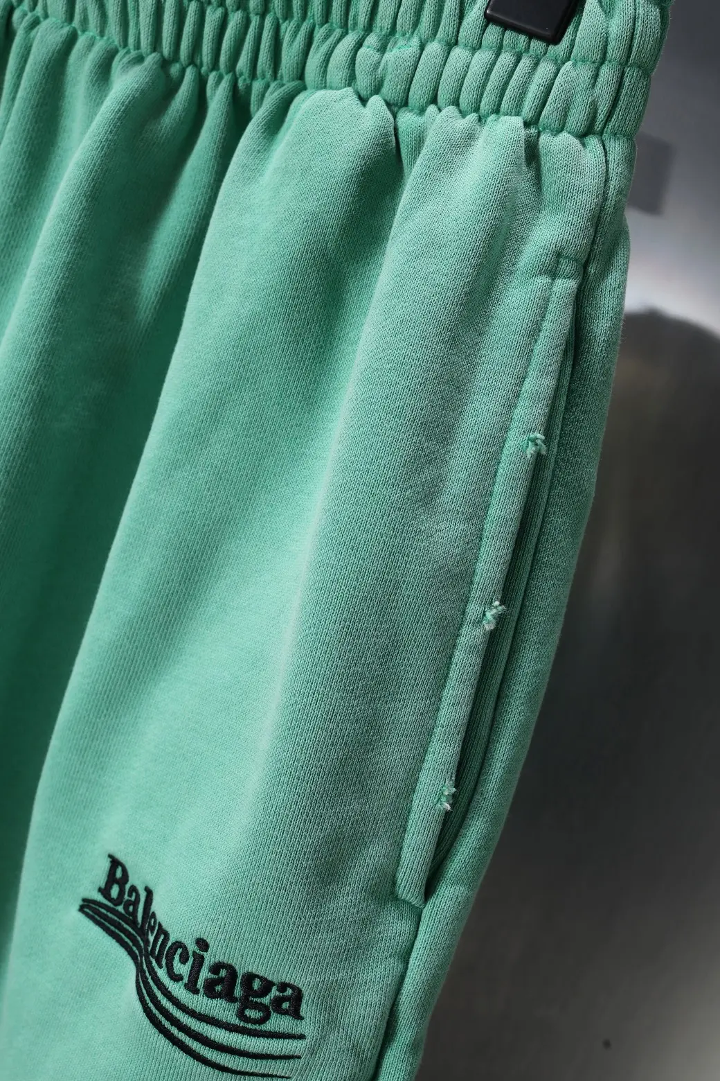 Logo-Embroidered Washed Cotton Sweat Shorts D18918820 — view 12