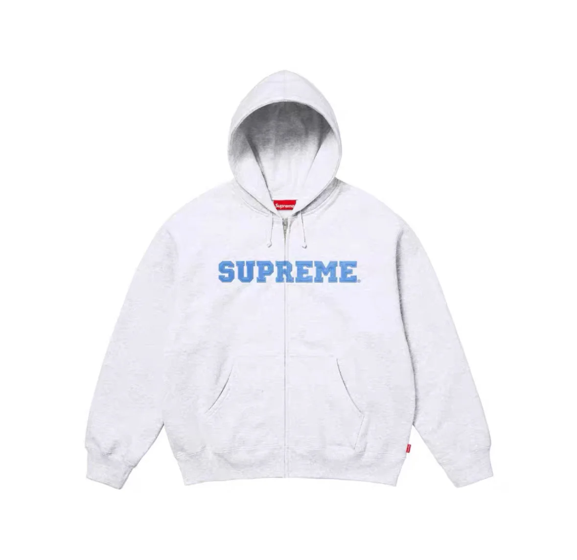 Collegiate Appliqué Zip-Up Hoodie D11015498 — view 3