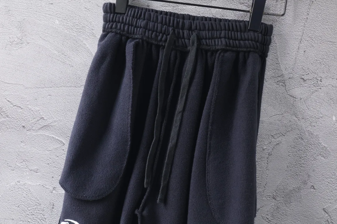 Embroidered Logo Cotton-Blend Sweat Shorts D18521256 — view 5