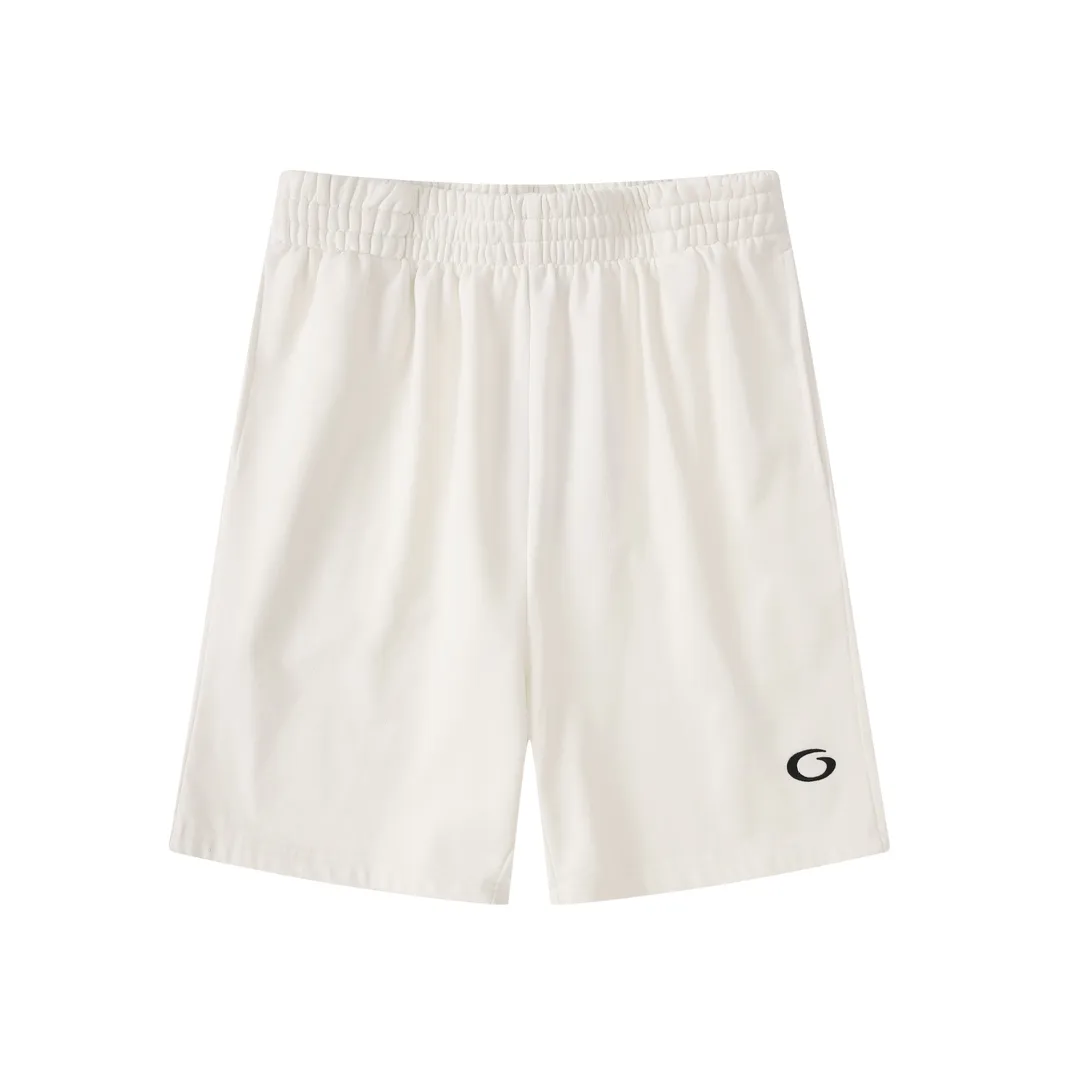 Embroidered Logo Cotton-Blend Sweat Shorts D18521256 — view 29