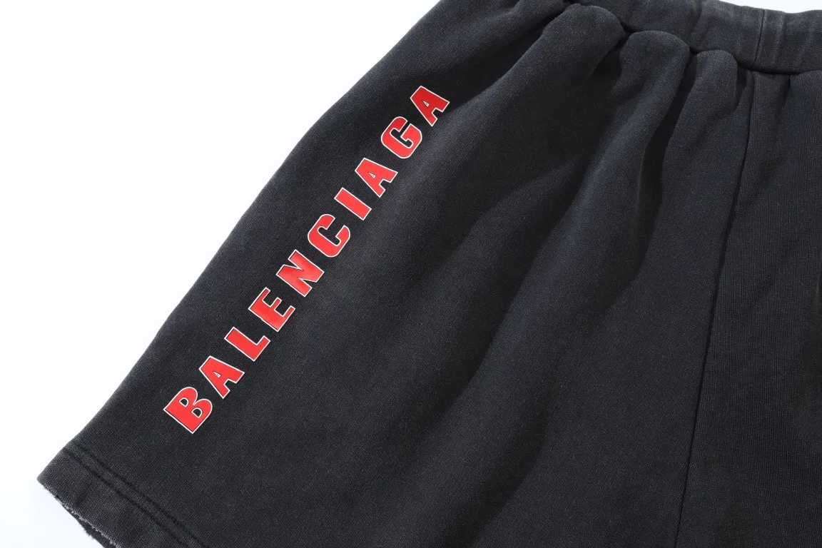 Washed Graphic Print Sweat Shorts D21521301 — view 12
