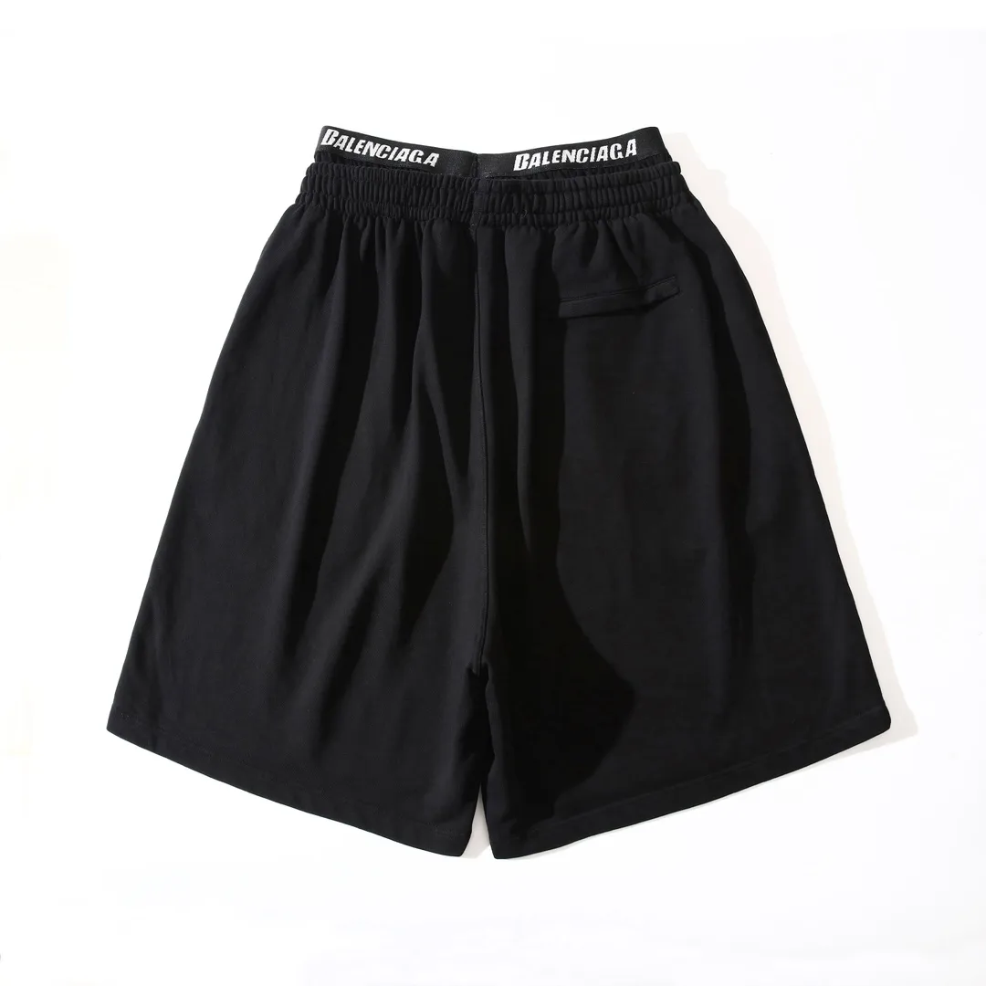 Trompe L'oeil Double-Waistband Sweat Shorts D21921321 — view 11