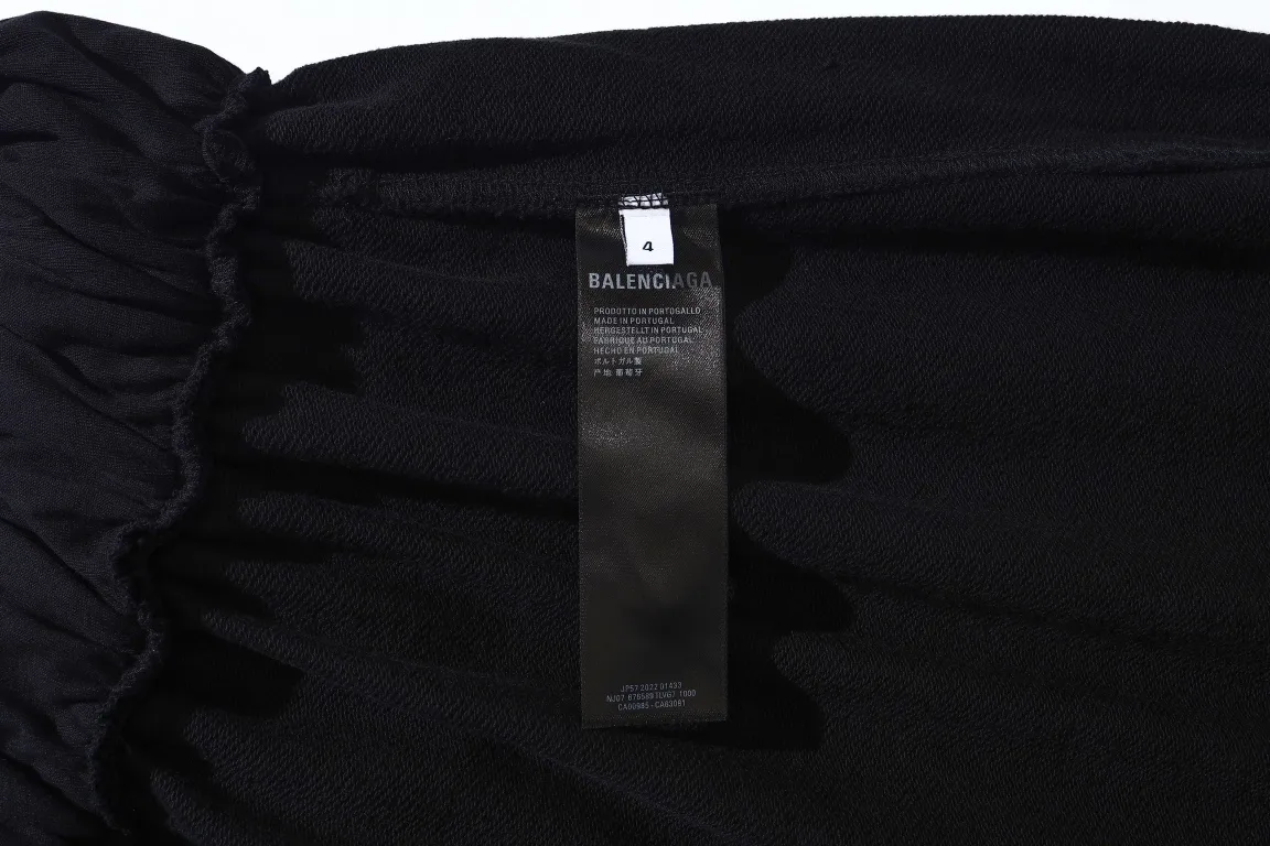 Trompe L'oeil Double-Waistband Sweat Shorts D21921321 — view 18
