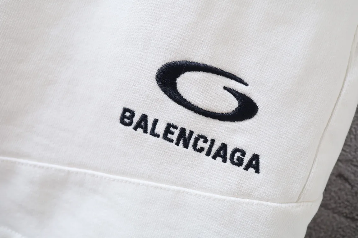 Logo Embroidered Cotton Jersey Shorts D19921300 — view 3