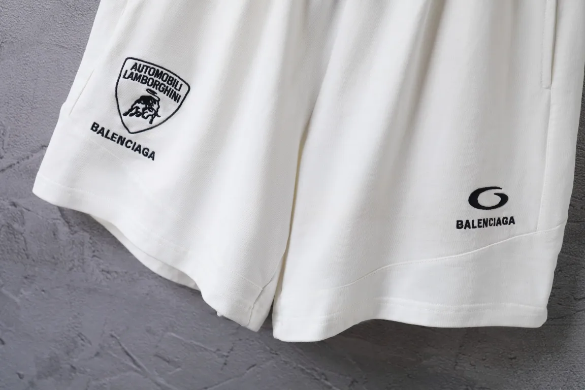 Logo Embroidered Cotton Jersey Shorts D19921300 — view 4