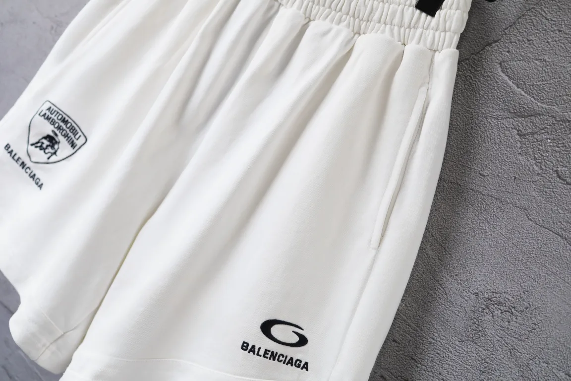 Logo Embroidered Cotton Jersey Shorts D19921300 — view 5