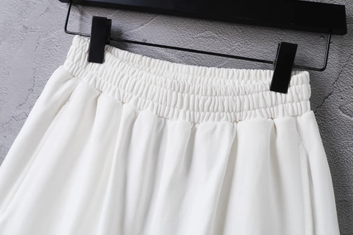Logo Embroidered Cotton Jersey Shorts D19921300 — view 6