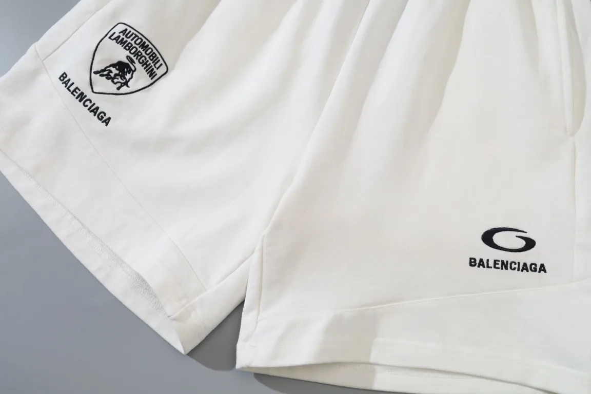 Logo Embroidered Cotton Jersey Shorts D19921300 — view 13