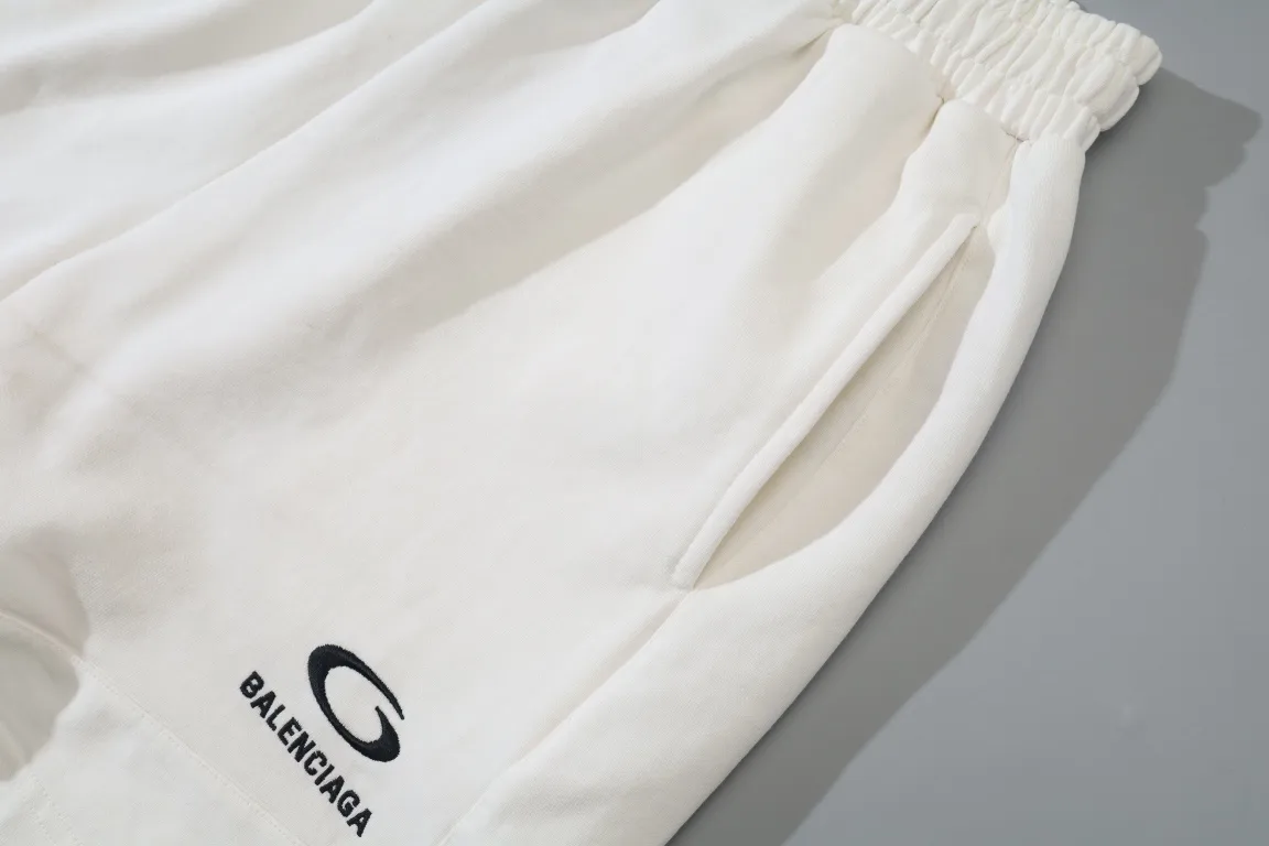 Logo Embroidered Cotton Jersey Shorts D19921300 — view 14