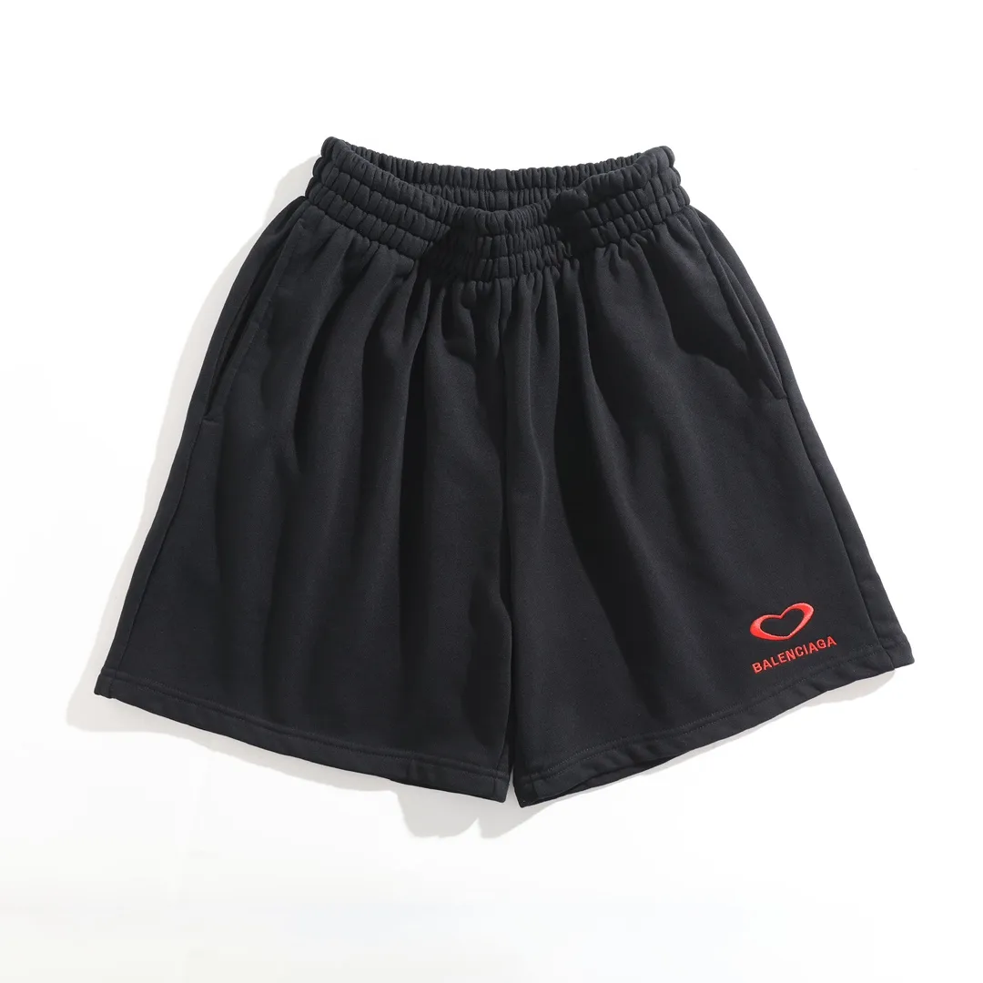 Valentine's Heart Embroidered Cotton Shorts D19921297 — view 10