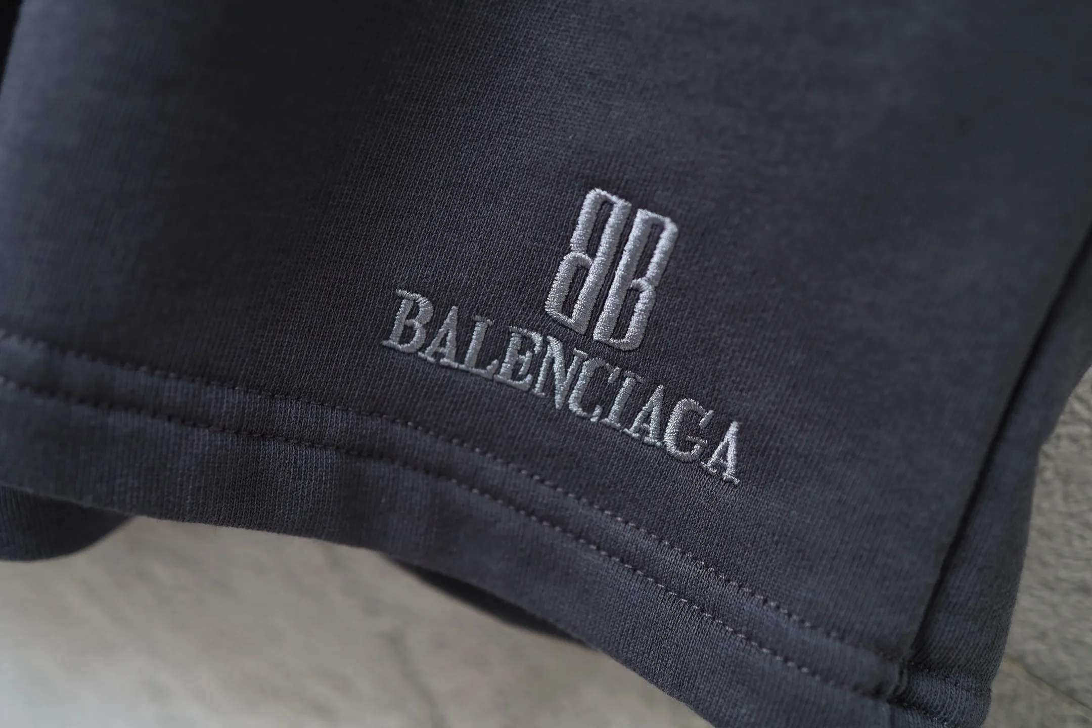 Logo Embroidered Cotton-Jersey Shorts D17521291 — view 4