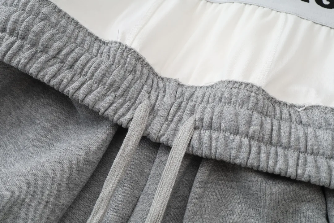 Trompe L'oeil Layered Logo Sweat Shorts D20521281 — view 15