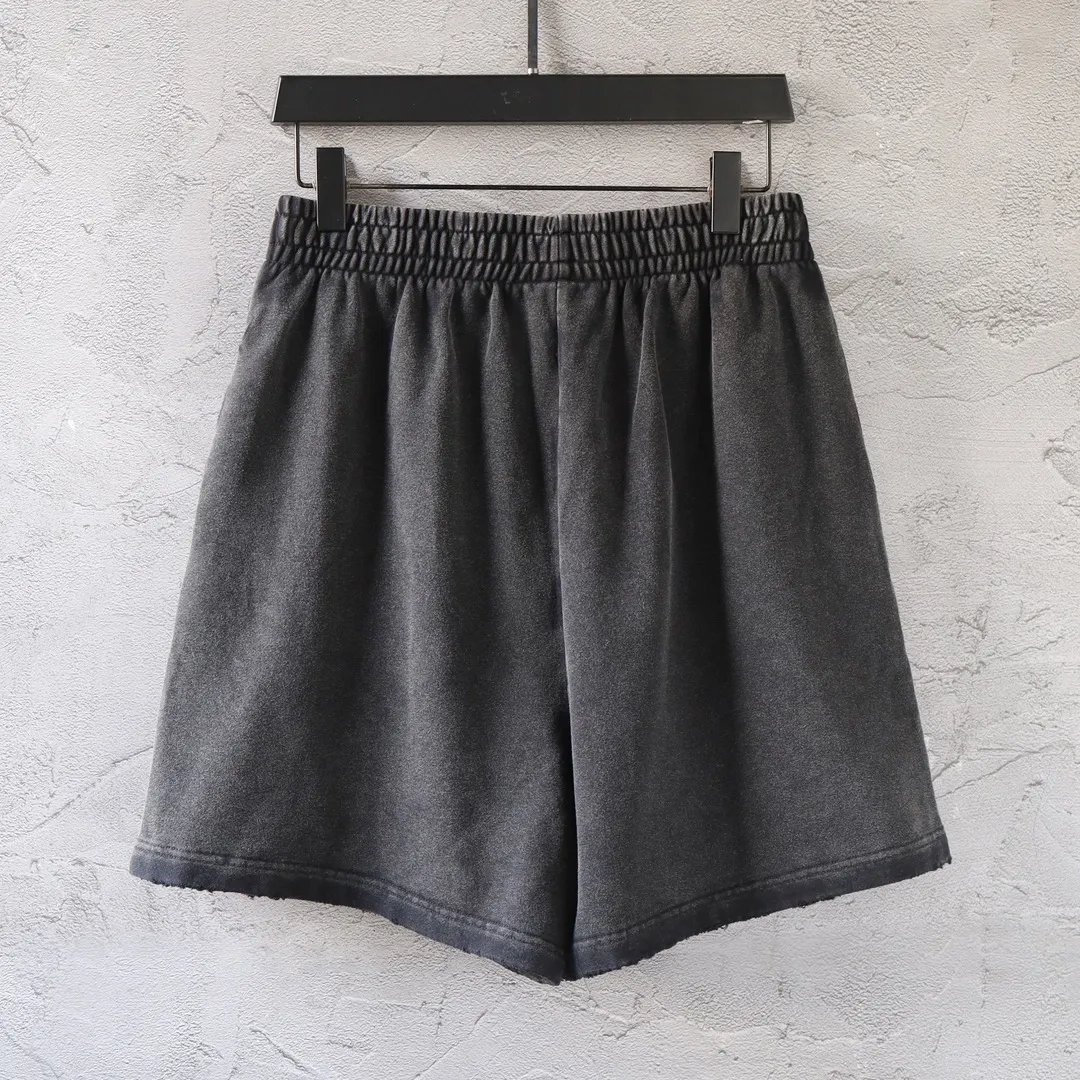 Embroidered Washed Cotton Jersey Shorts D19921252 — view 2