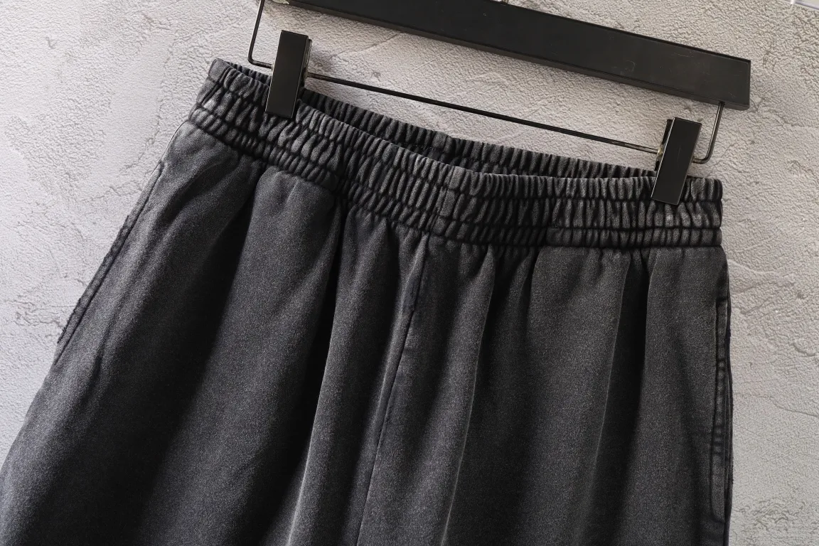 Embroidered Washed Cotton Jersey Shorts D19921252 — view 7