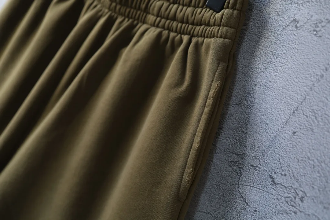 Distressed Logo Print Cotton Shorts D20921295 — view 5