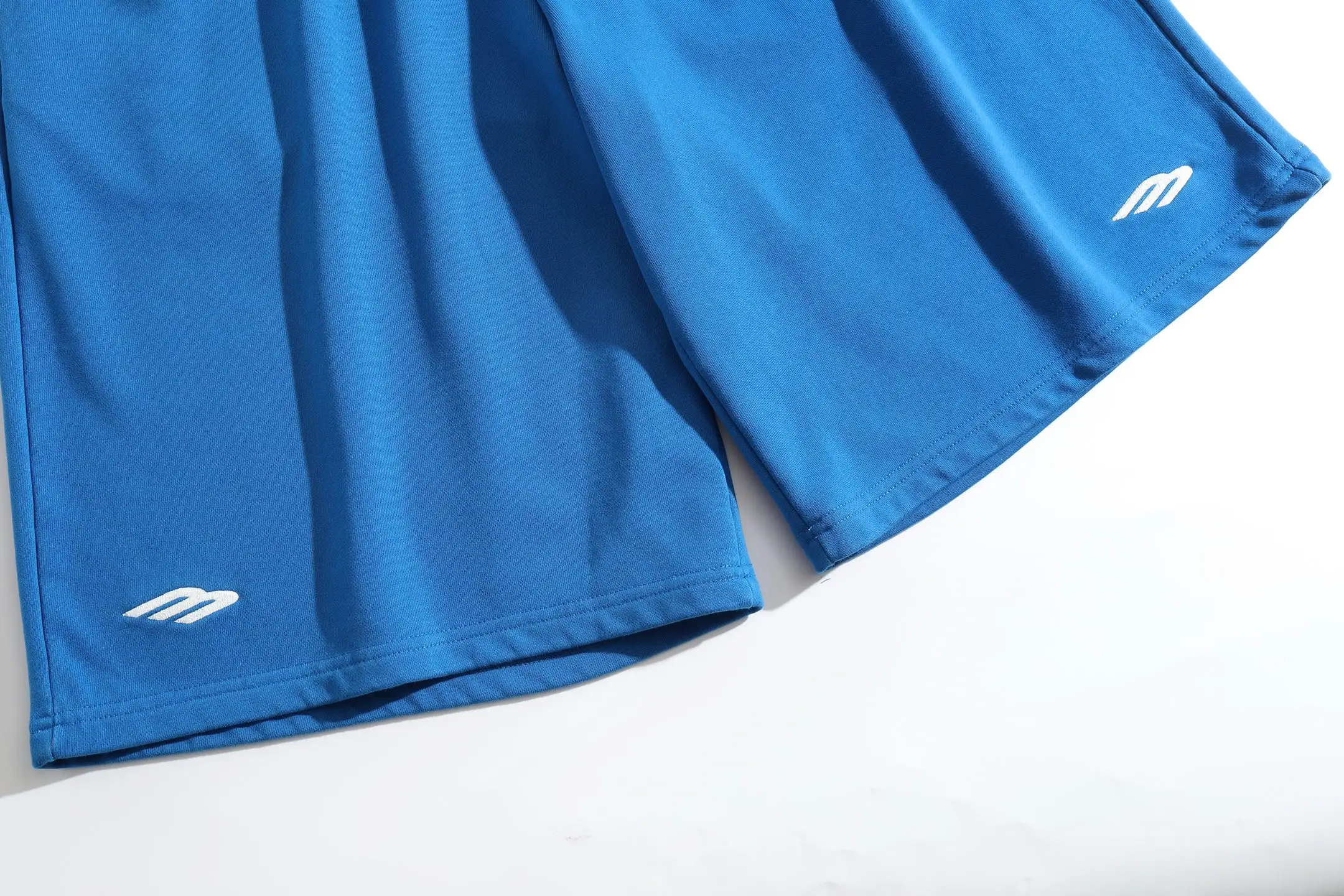 Embroidered Crest Cotton-Jersey Shorts D19921285 — view 4