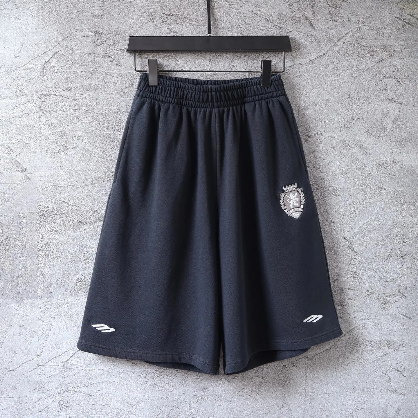 Embroidered Crest Cotton-Jersey Shorts D19921285 — view 19