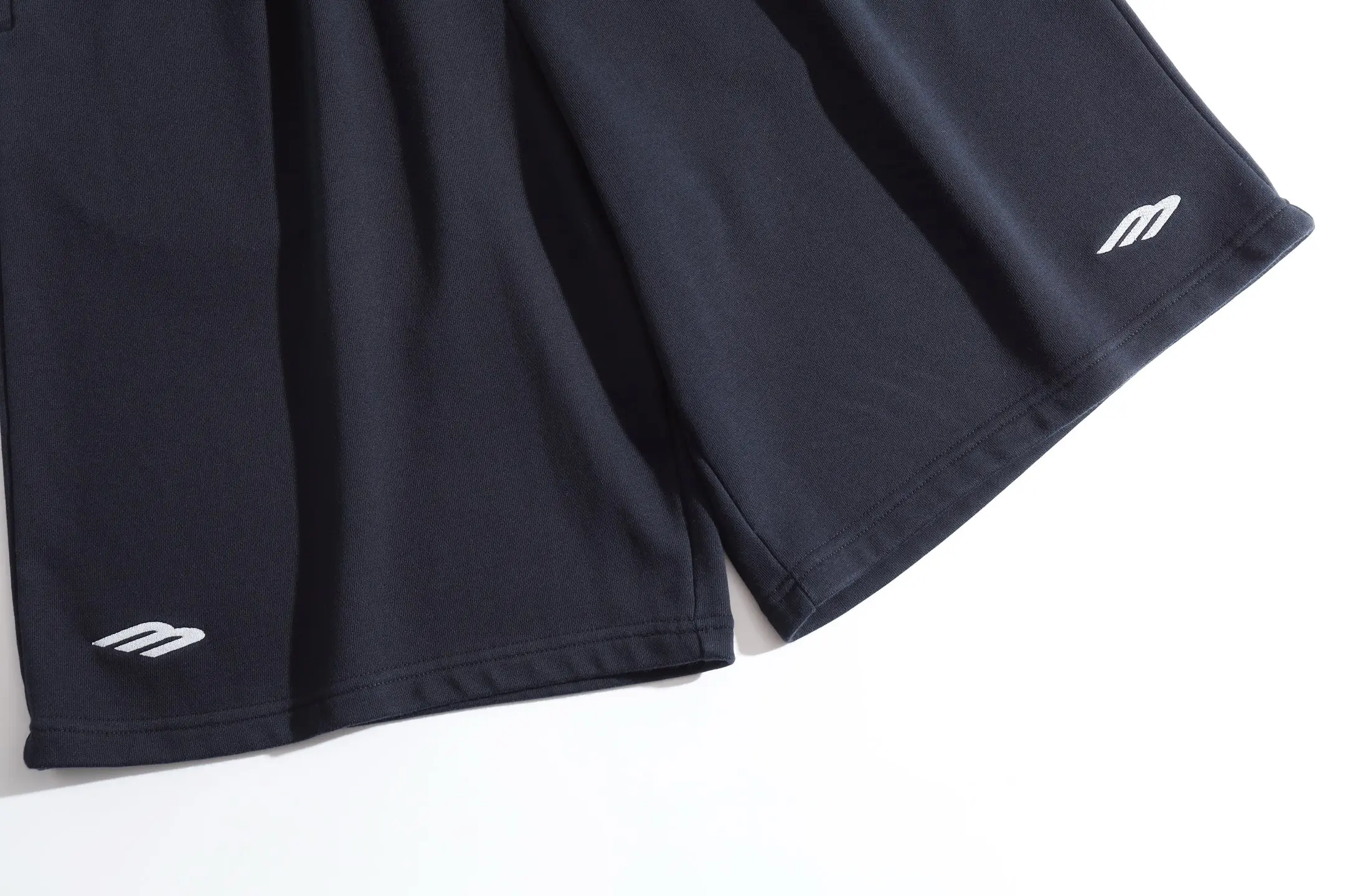 Embroidered Crest Cotton-Jersey Shorts D19921285 — view 31