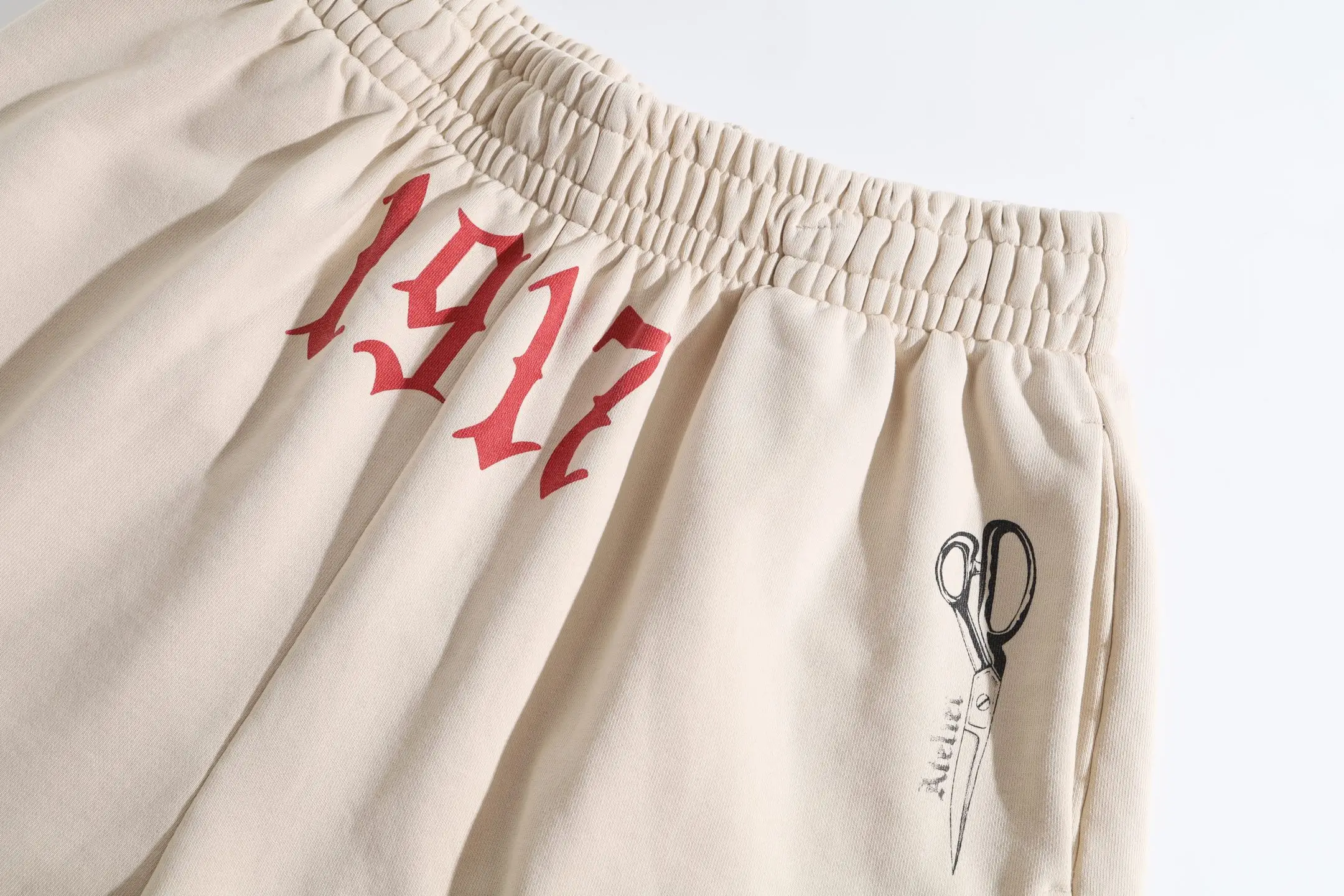Graffiti Print Cotton Jersey Shorts D21921275 — view 12