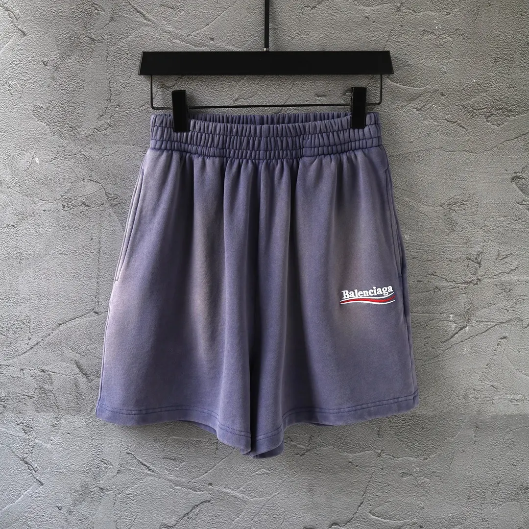 Logo Print Washed Cotton Shorts D19521303