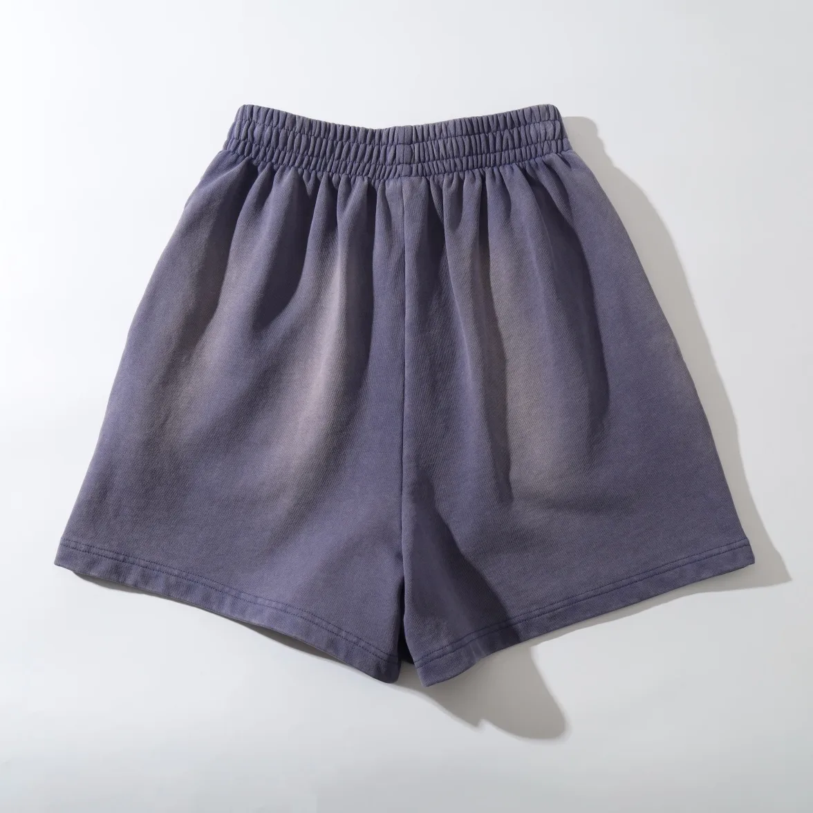 Logo Print Washed Cotton Shorts D19521303 — view 11