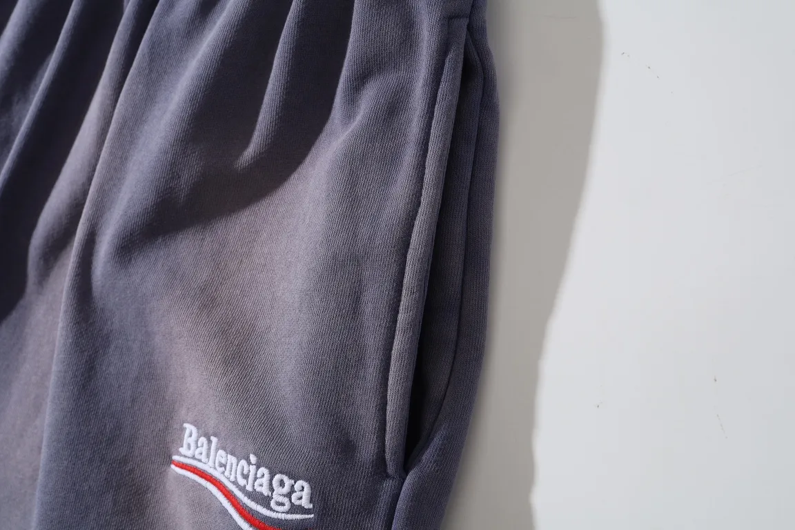 Logo Print Washed Cotton Shorts D19521303 — view 15