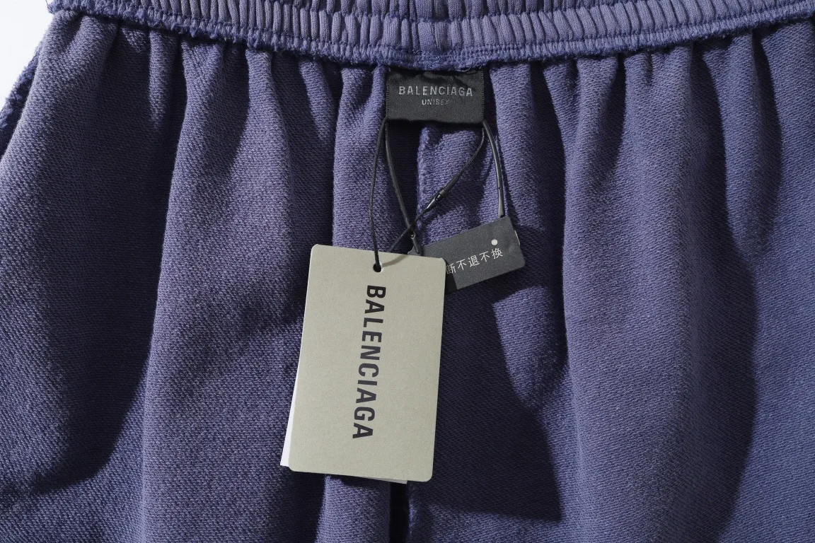 Logo Print Washed Cotton Shorts D19521303 — view 18
