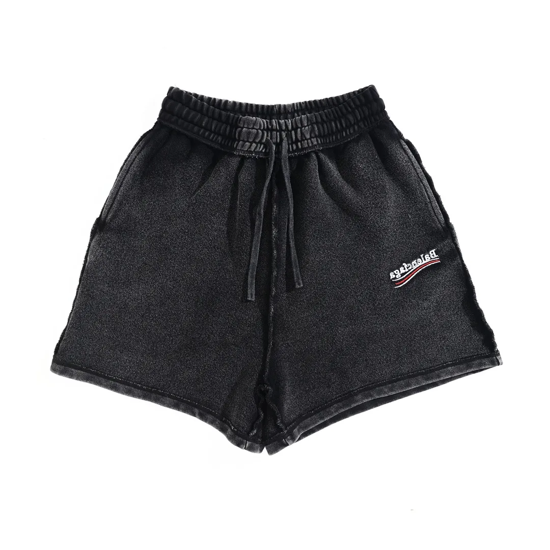 Logo Embroidered Washed Cotton Sweat Shorts D22521315 — view 10