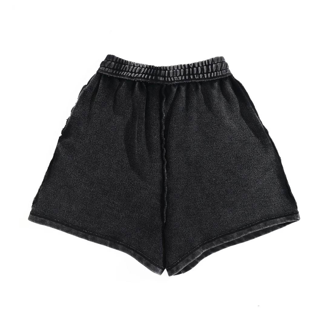 Logo Embroidered Washed Cotton Sweat Shorts D22521315 — view 11