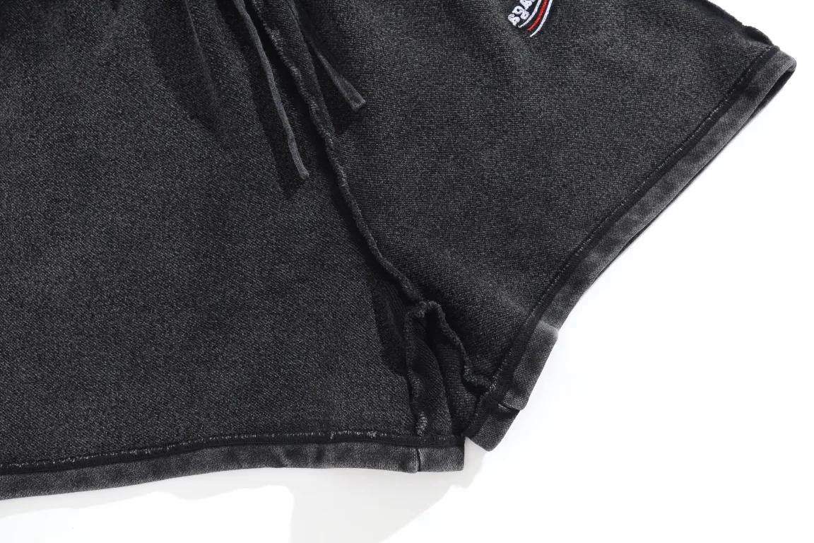 Logo Embroidered Washed Cotton Sweat Shorts D22521315 — view 15