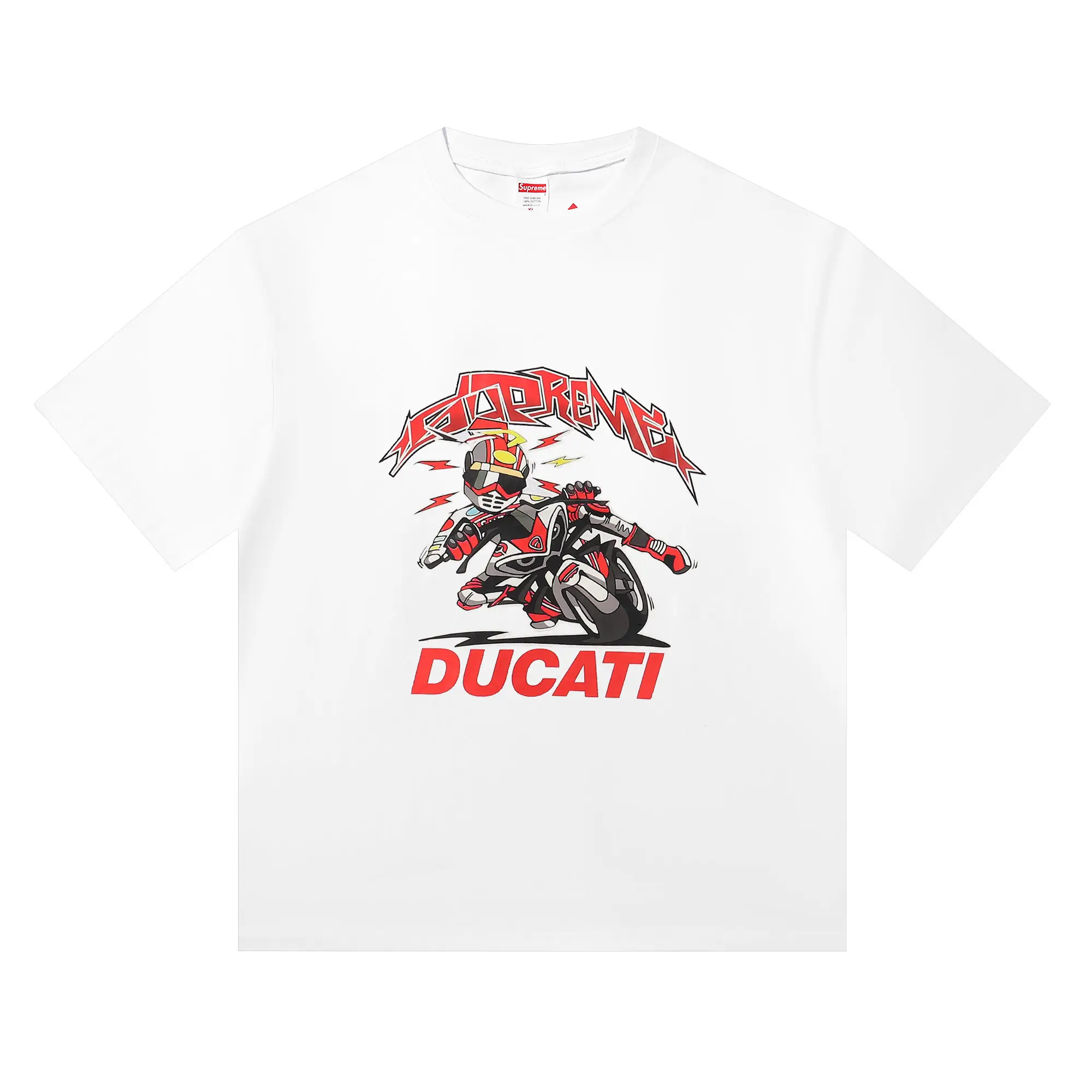Supreme x Ducati Graphic Print T-Shirt D4815659