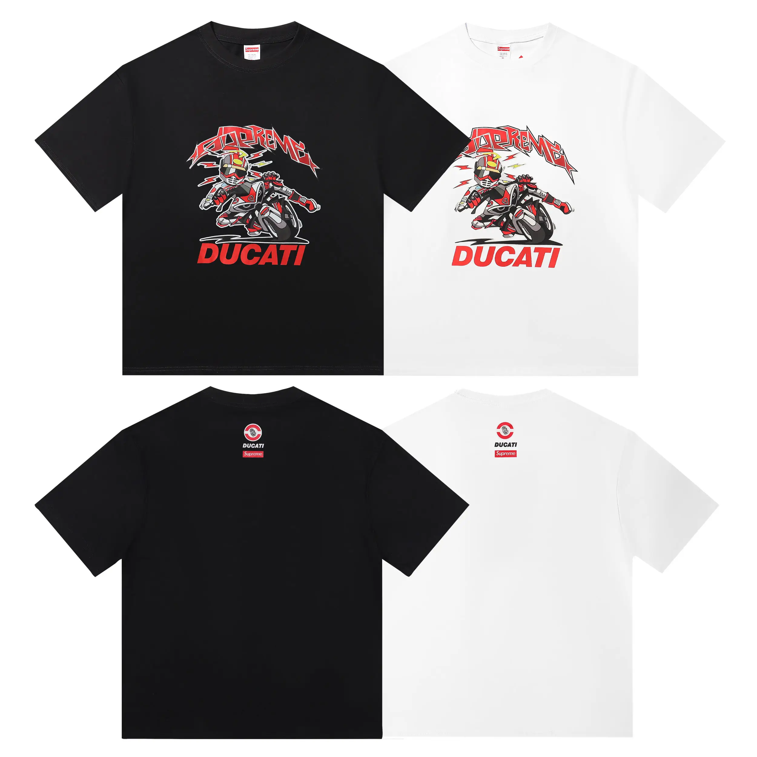 Supreme x Ducati Graphic Print T-Shirt D4815659 — view 2