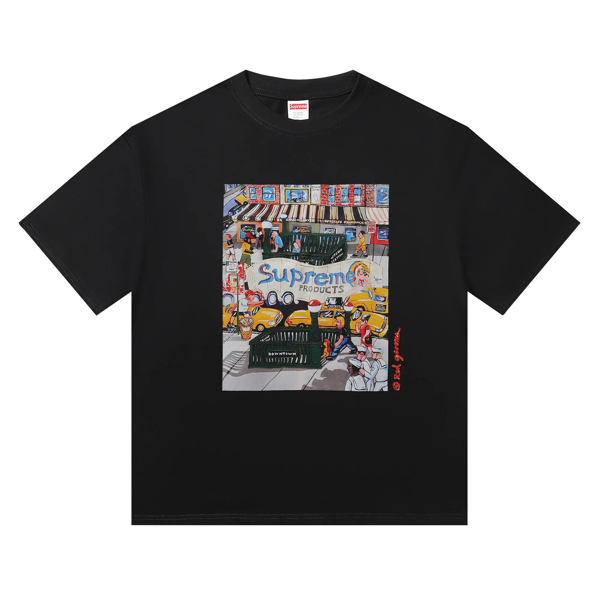 Supreme Manhattan Graphic Print T-Shirt D4515395