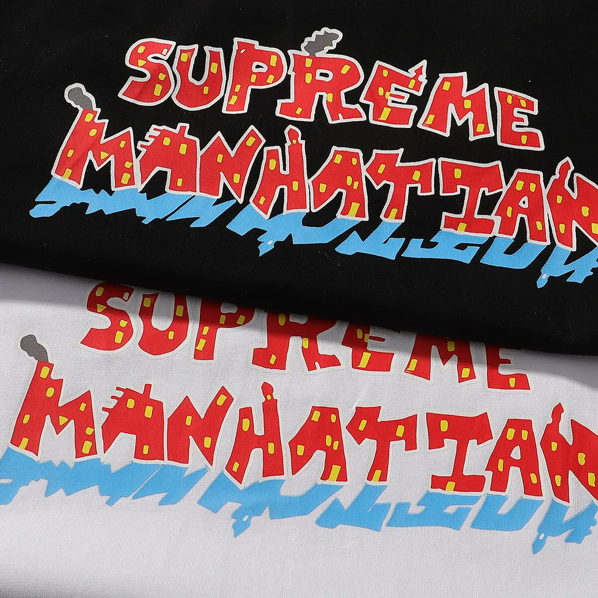 Supreme Manhattan Graphic Print T-Shirt D4515395 — view 6