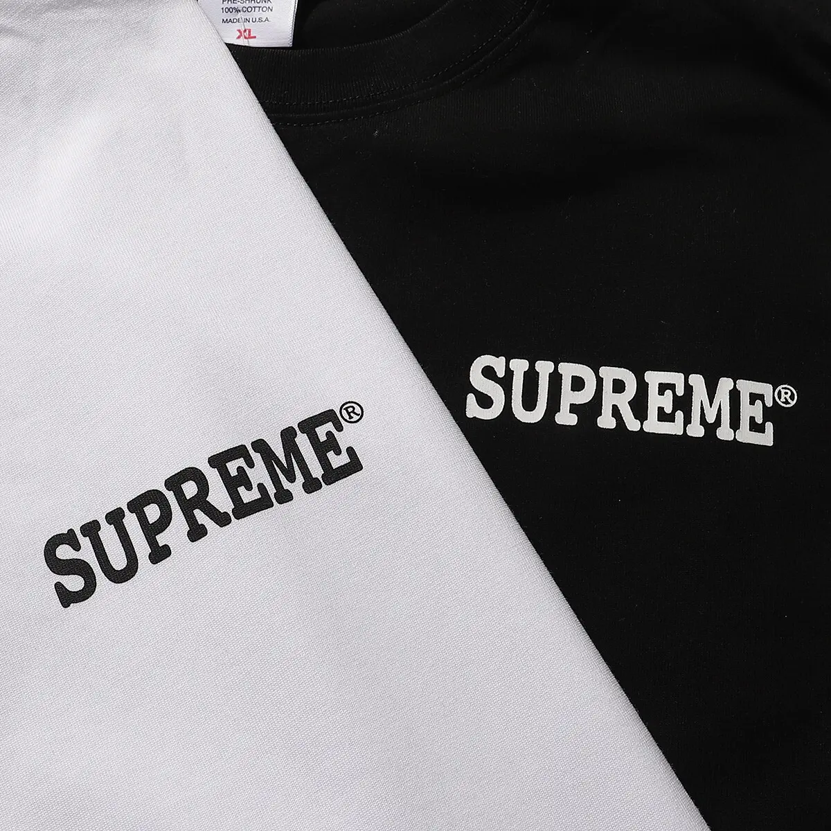 Supreme Logo Print Cotton T-Shirt D9511677 — view 6