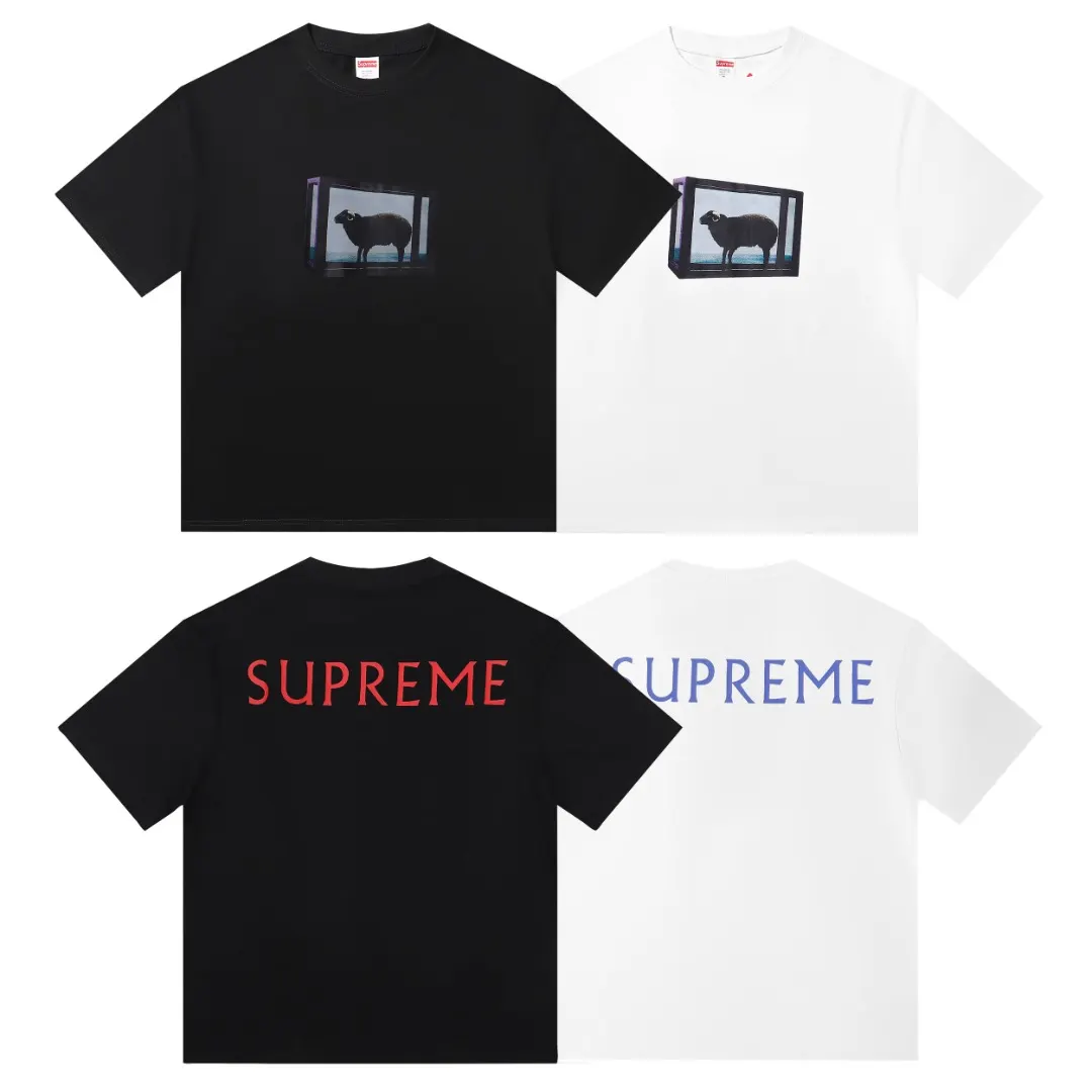 Supreme Damien Hirst Black Sheep Graphic T-Shirt D3815394