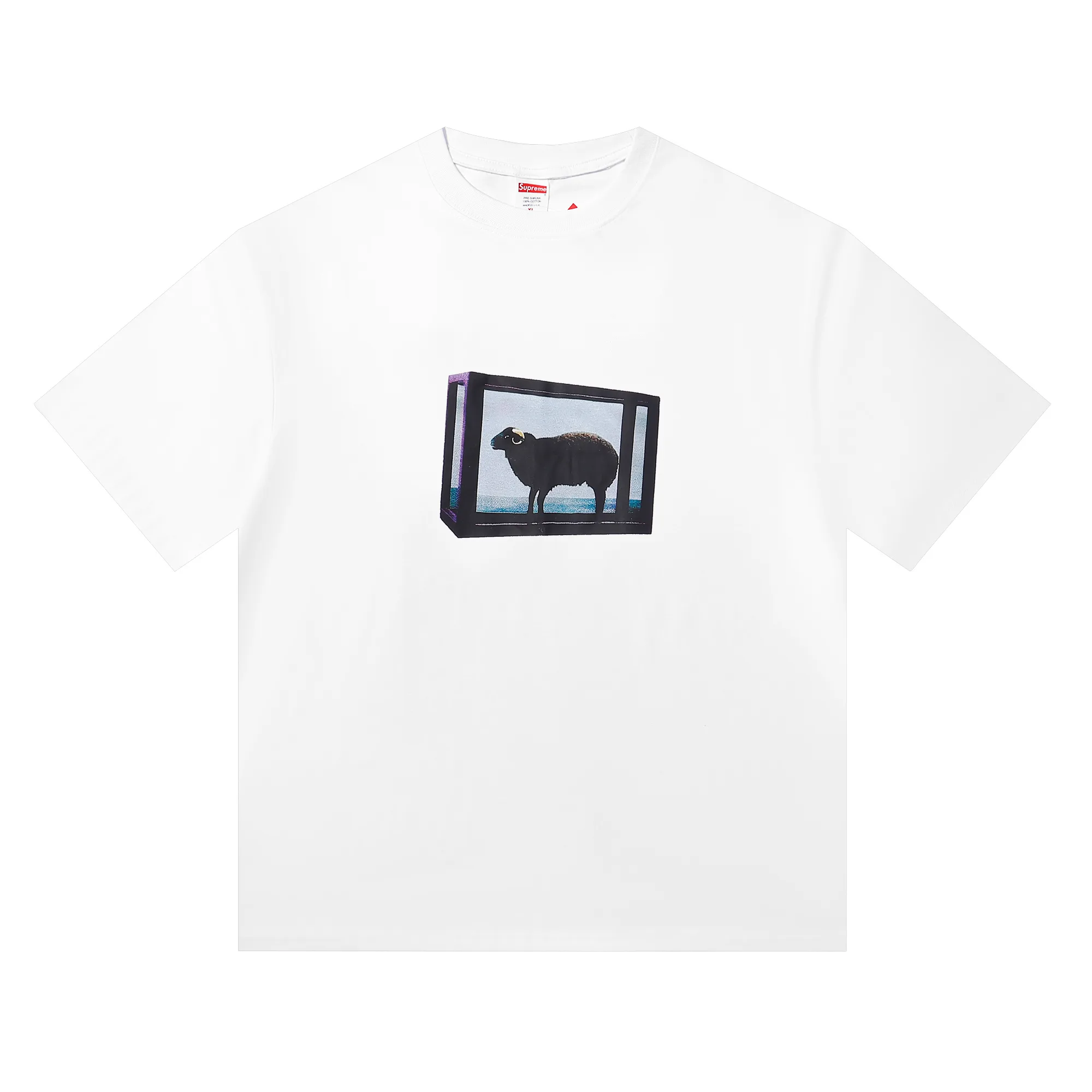 Supreme Damien Hirst Black Sheep Graphic T-Shirt D3815394 — view 5