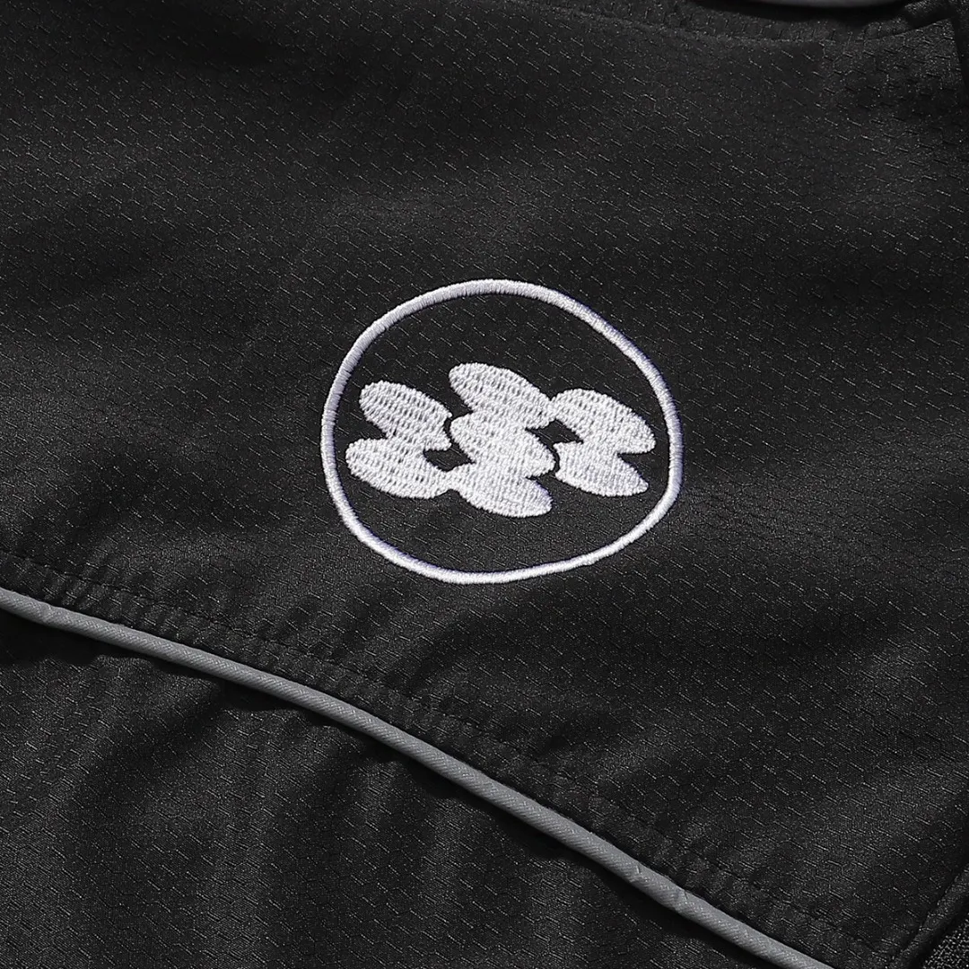 Reflective Embroidered Half-Zip Windbreaker D18011657 — view 3